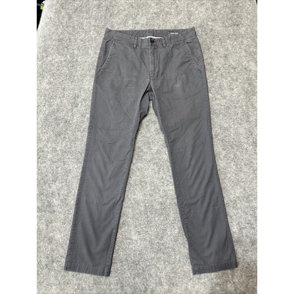 Bonobos Tailored Men's‎ Size 31/32 Gray Light Wash Chino Pants
